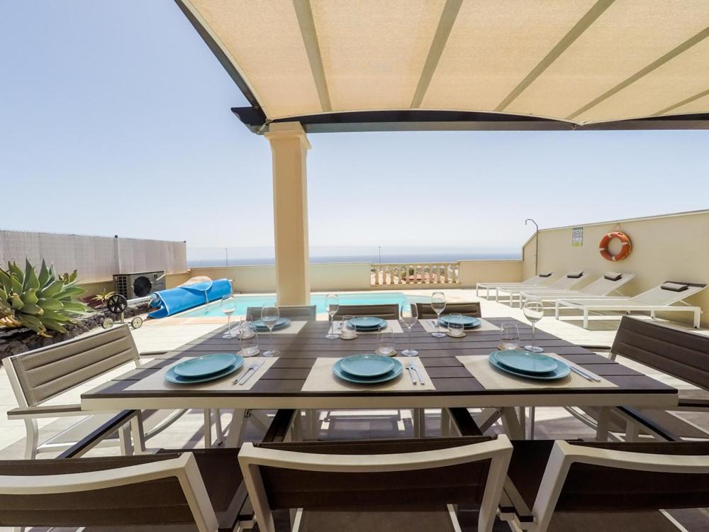 Luxurious Villa With Amazing Sea View And Pool Caleta De Fuste Exterior foto