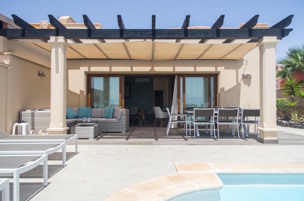 Luxurious Villa With Amazing Sea View And Pool Caleta De Fuste Exterior foto